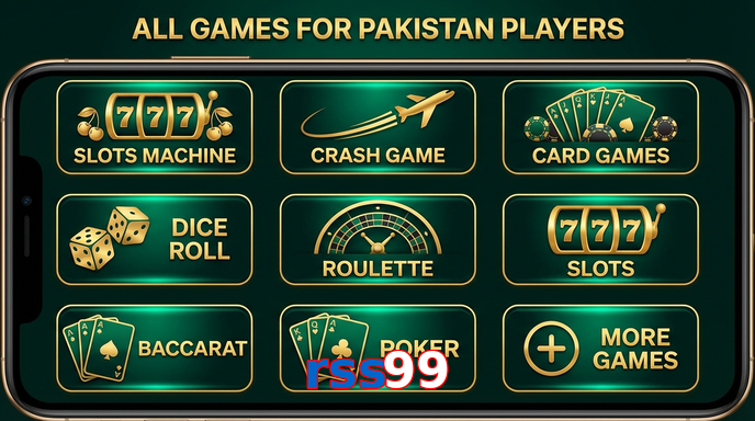 Main screen of Rss99 games page for PK players